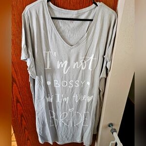 NEW "I'm not bossy, I'm the Bride" tshirt dress